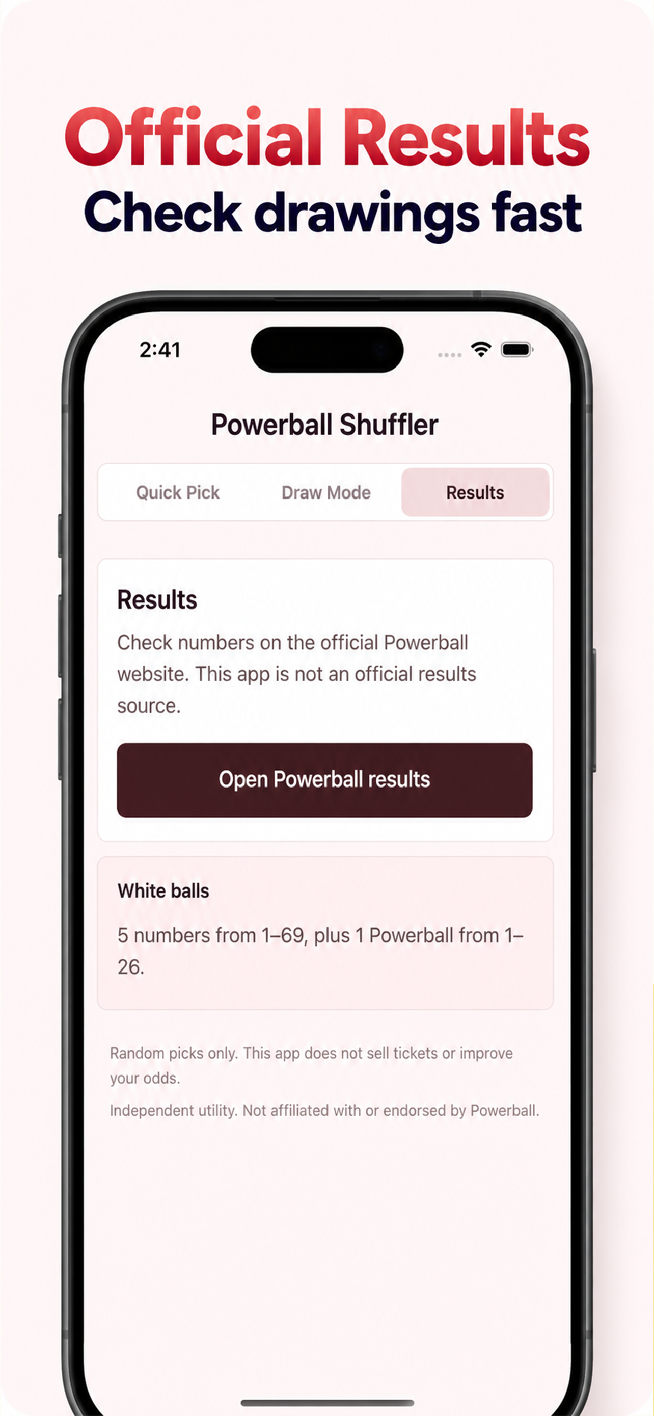Powerball Shuffler