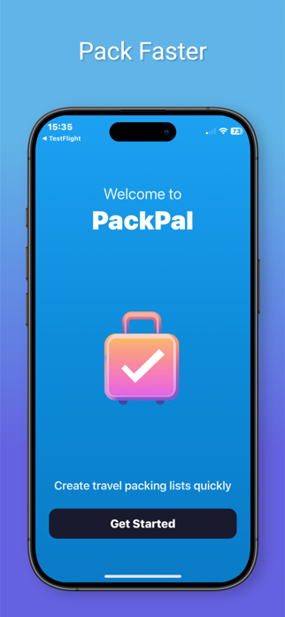 PackPal – Smart Packing Lists Screenshot 1 of 5