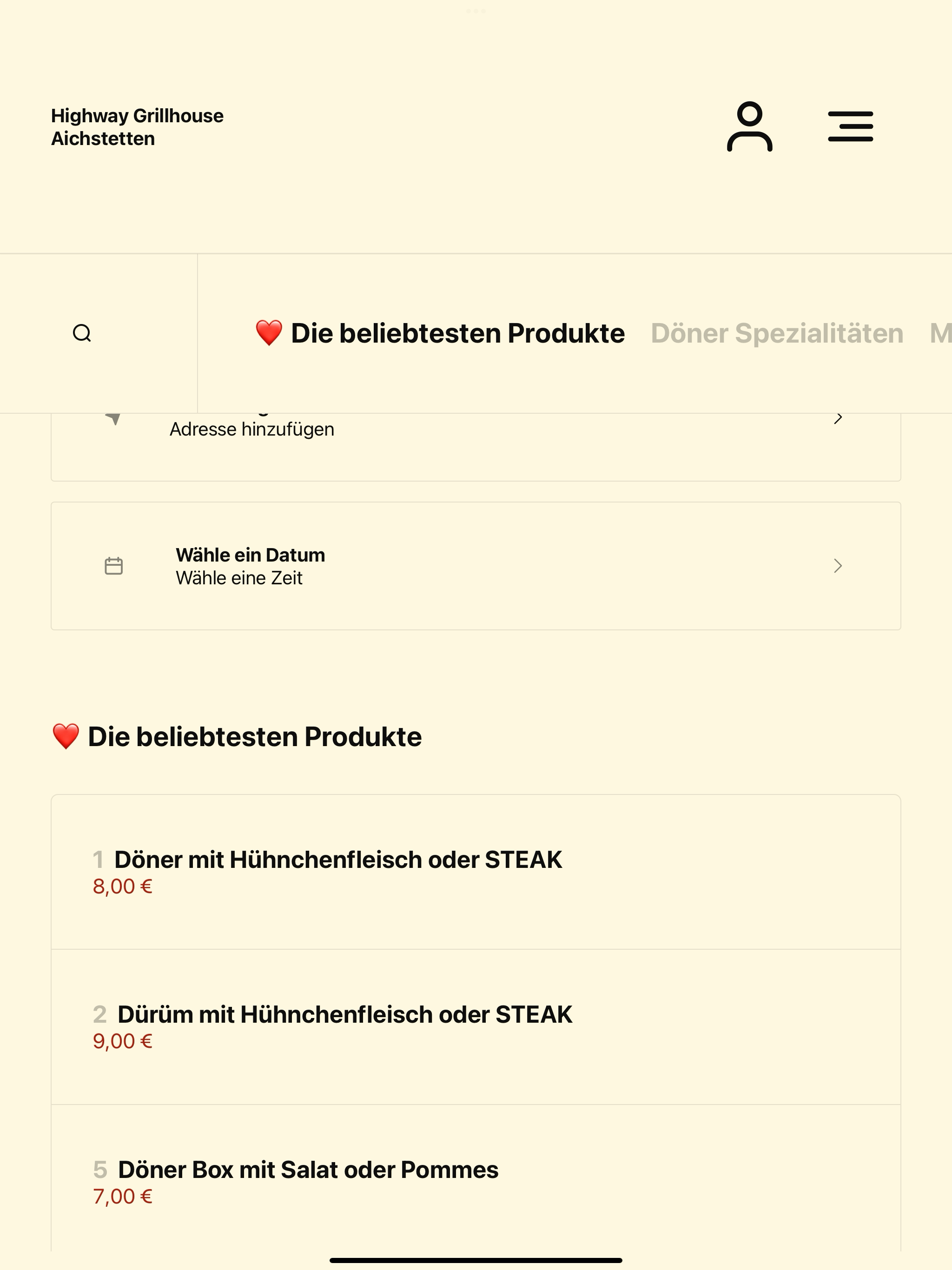Highway Grillhouse Aichstetten screenshot 7