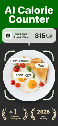 Calo: AI Food Calorie Counter: Screenshot 1 von 7