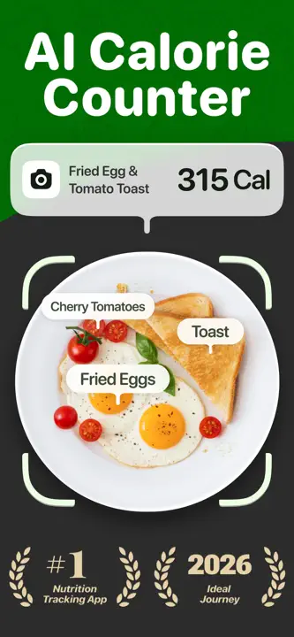 Calo: AI Food Calorie Counter: Screenshot 1 von 7