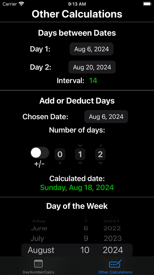 #8. DayNumCalc (iOS) 由: Mayra M Martinez