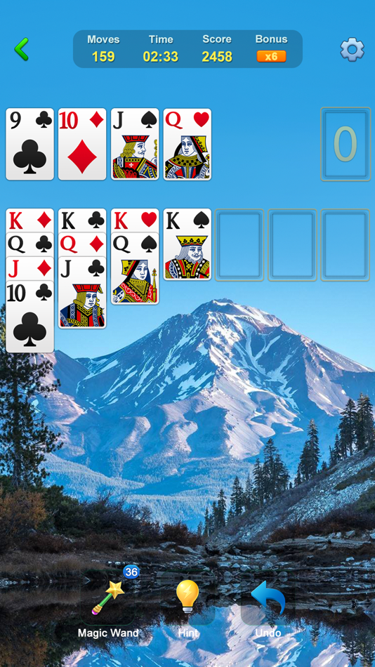 #5. Solitaire - Brain Puzzle Game (iOS) Podle: Oakever Games