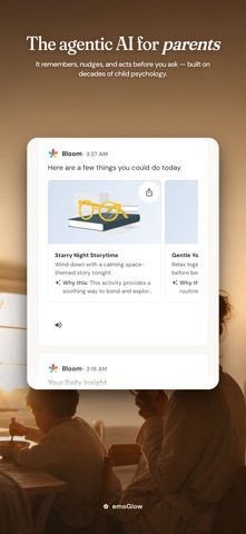 emoGlow: Smart Parenting iPhone screenshot
