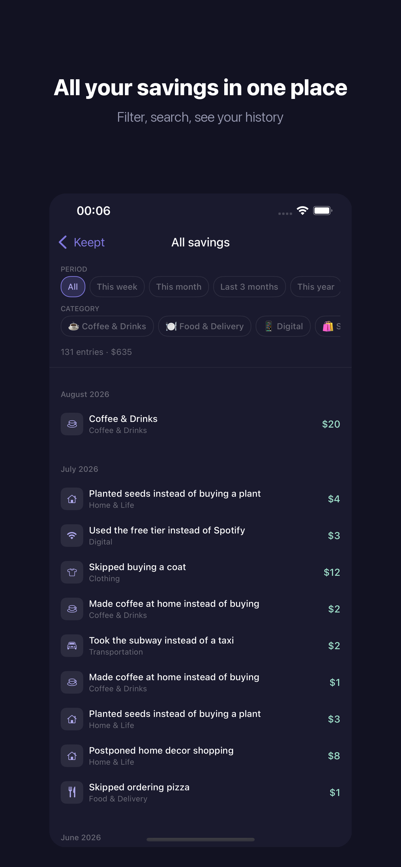 Keept: No Buy Tracker screenshot 9