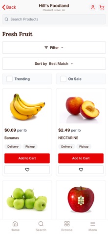Hill's Foodland iPhone screenshot