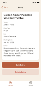 PlotTag: Plant Log screenshot 5