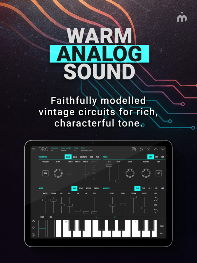 DRC - Polyphonic Synthesizer Screenshot