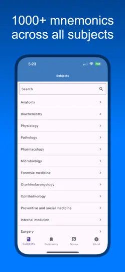 Mednomics: Medical Mnemonics iPhone Ekran Görüntüsü 1