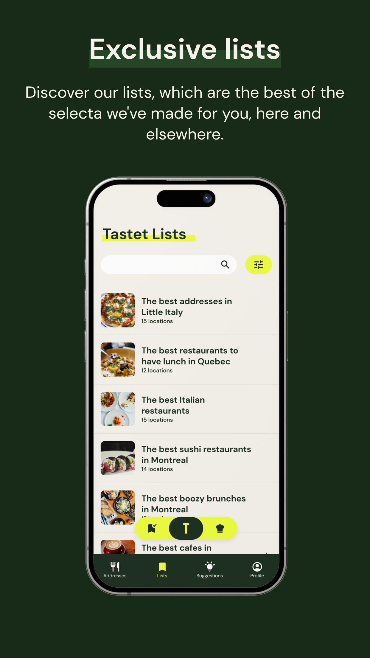 Tastet+ The Restaurants Guide