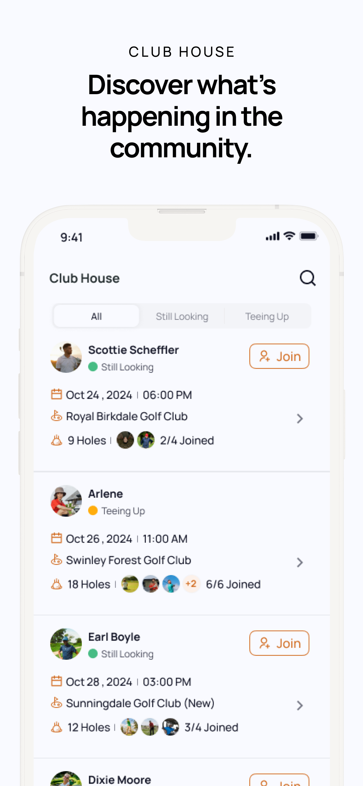 Tee Time: Connect. Tee Up. screenshot 4