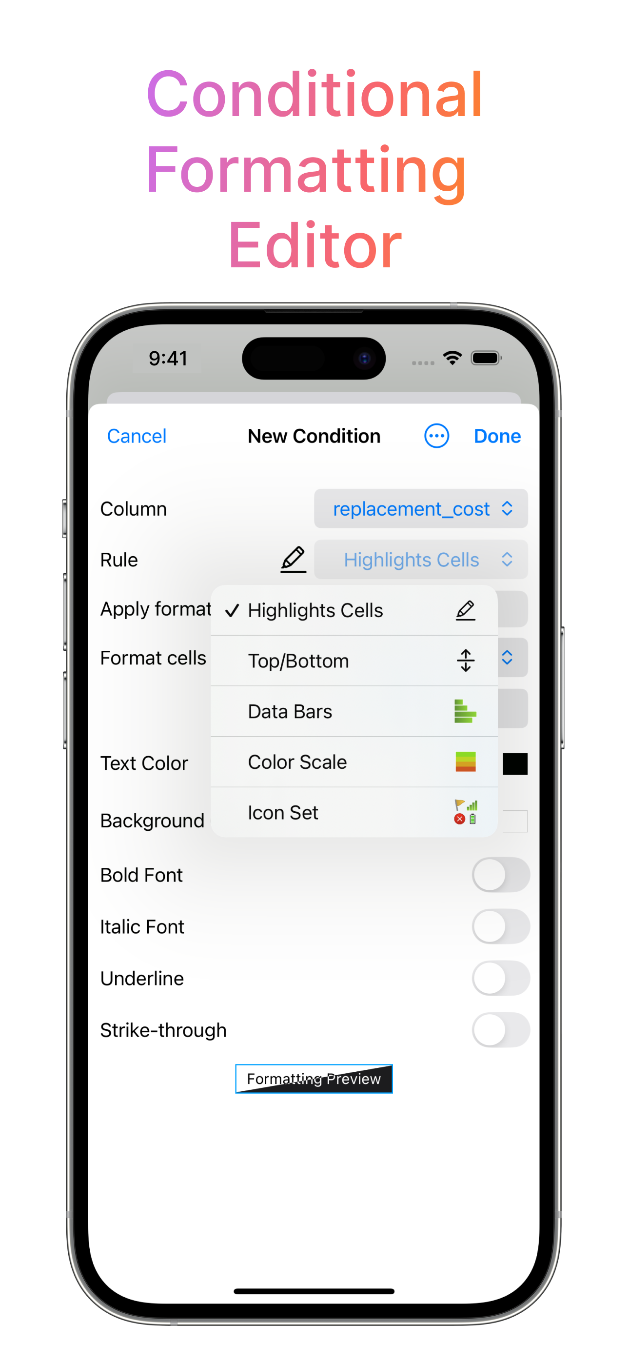 MySQL Mobile Client