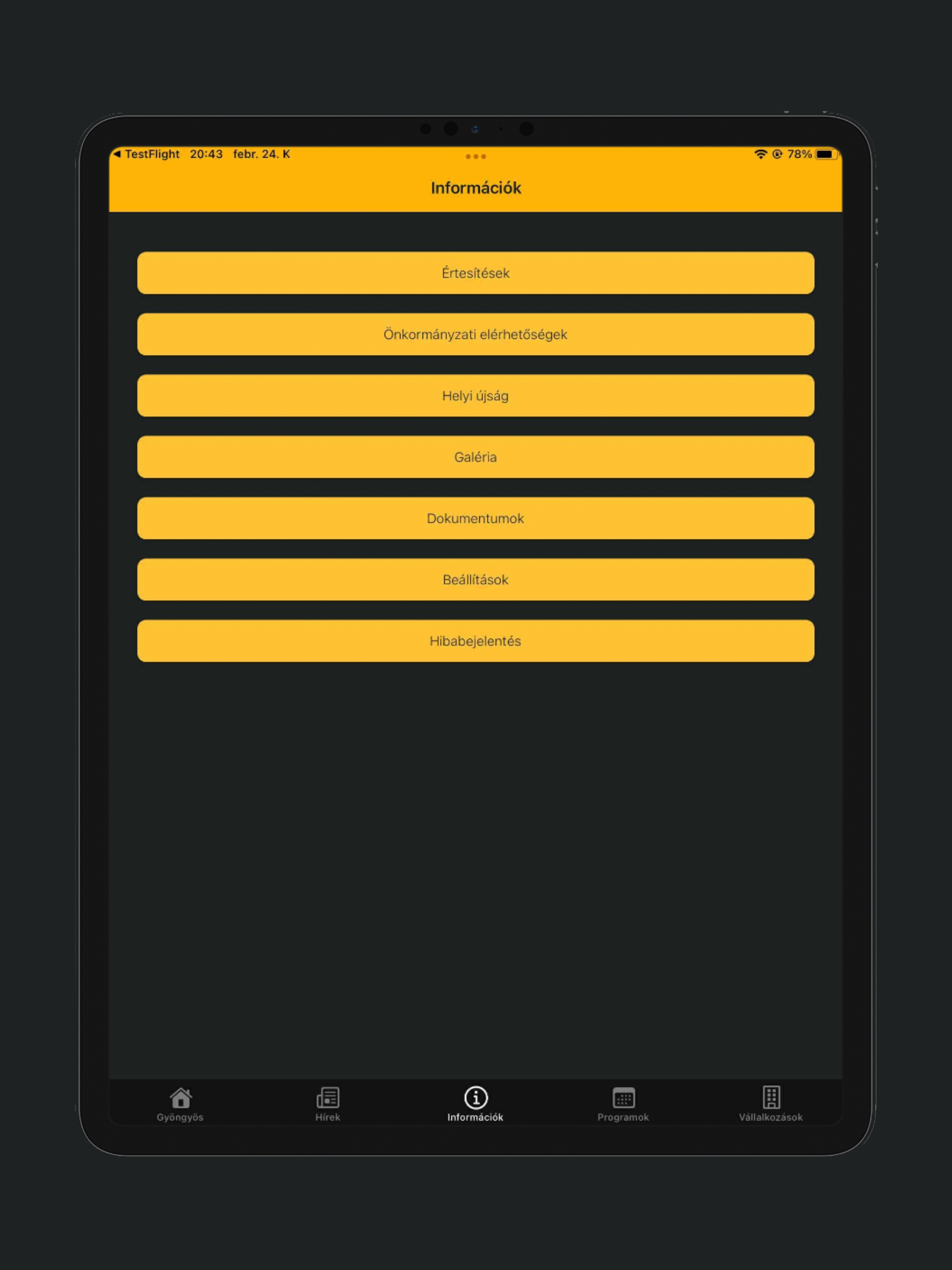 eVáros - Gyöngyös screenshot 12