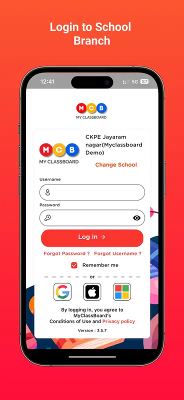 MCB PARENT APP screenshot 3 of 5