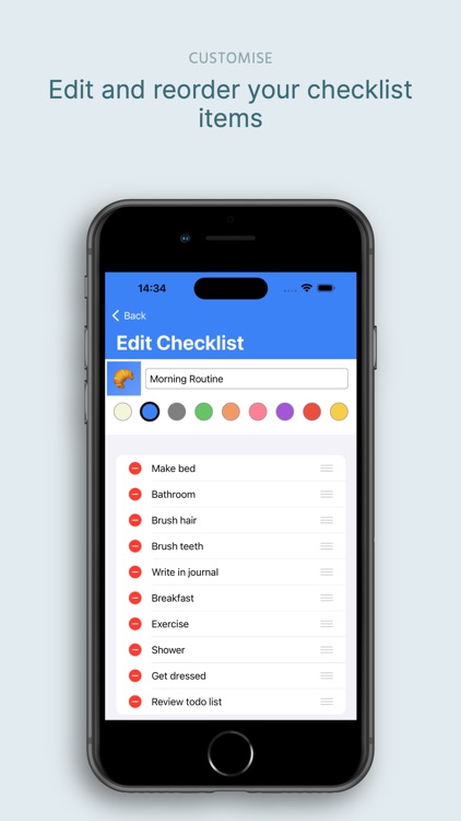 Repeatable Checklists