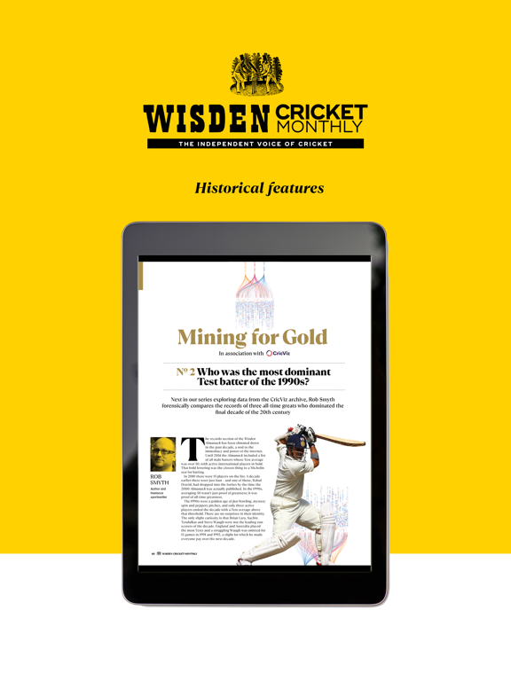 Screenshot #6 pour Wisden Cricket Monthly