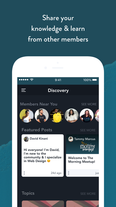 Screenshot 3 of The Morning Meetup App