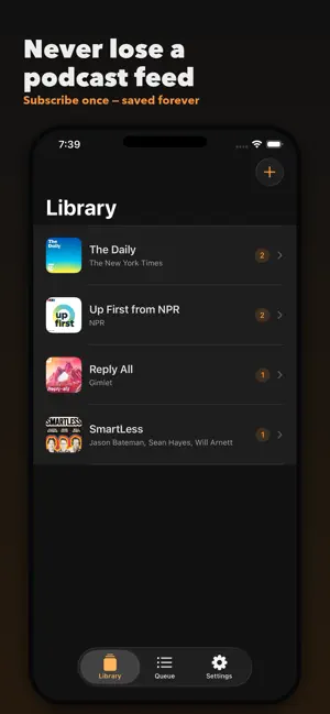 FeedCastX: Podcast Player screenshot 1