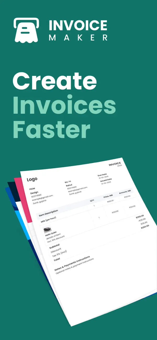 Screenshot #1 pour Facture Simple - Devis App