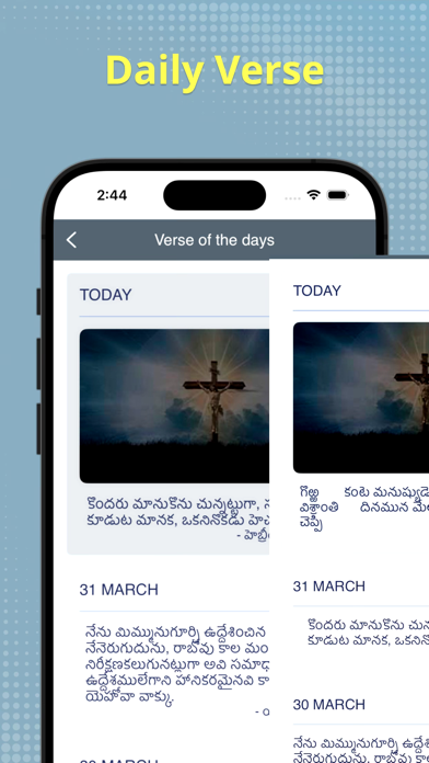 Telugu Bible. Screenshot