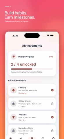 Drinkly: Water Tracker Screenshot 5 of 7