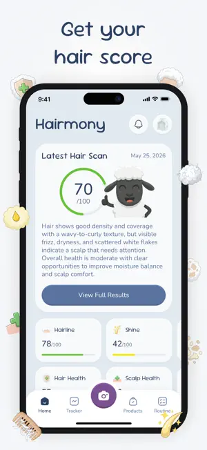 Hairmony - Hair Scanner & Care screenshot 1