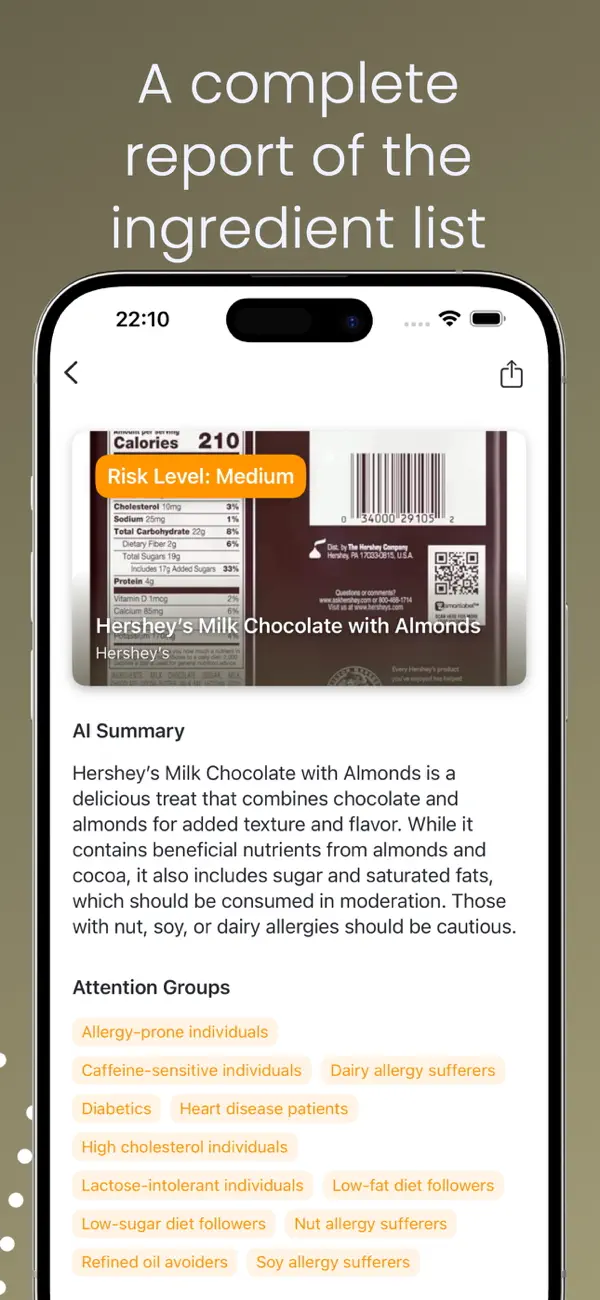 Screenshot #3 pour Avcado AI - Ingredients Reveal