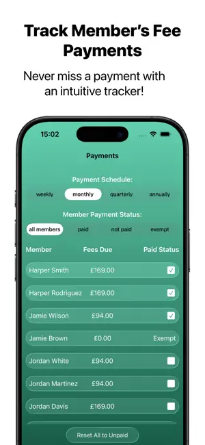 Club Fee Tracker screenshot 3