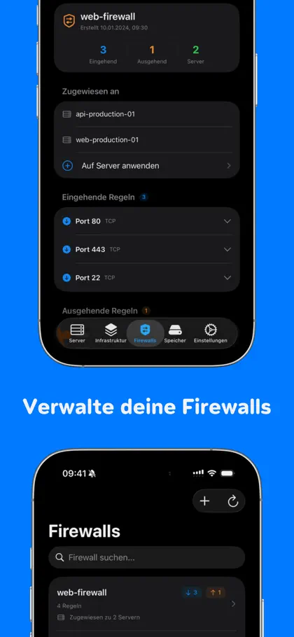 Capture d'écran 6 sur 6 de HetzMate für Hetzner Cloud