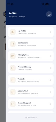 WAV Mobile screenshot