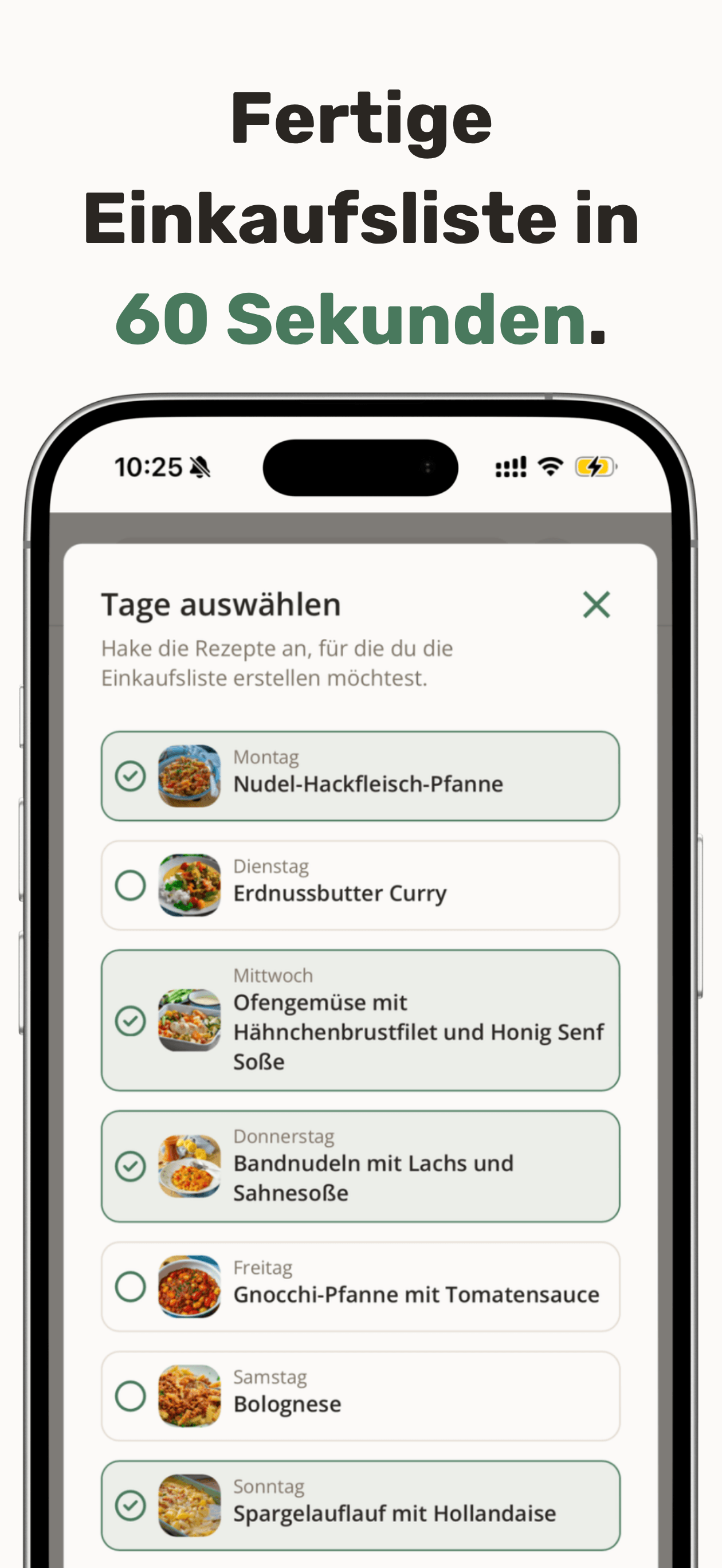 SEVENLY Wochenplan Essen