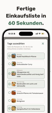 SEVENLY Wochenplan Essen Screenshot 6 of 8
