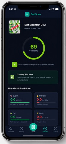 Bariatric Lens Scan screenshot
