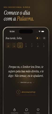 Verso: Versículo do Dia iPhone screenshot 1