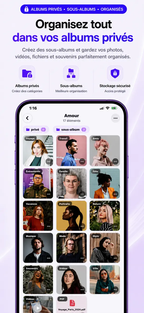 Screenshot #3 pour Masquer photos et vidéos