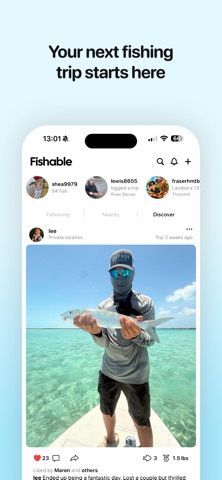 Fishable - Fishing App screenshot