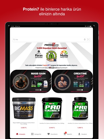 Protein7 iPad screenshot