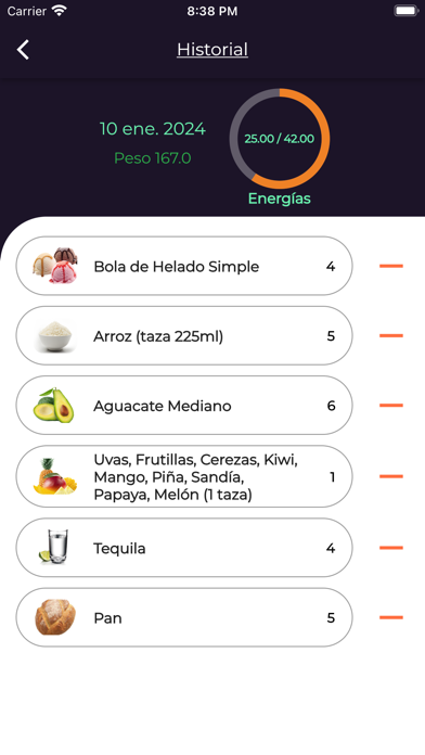 Energy Food Screenshot