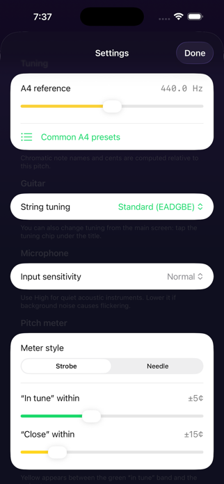 Tuner-Flow Screenshot 2 of 3