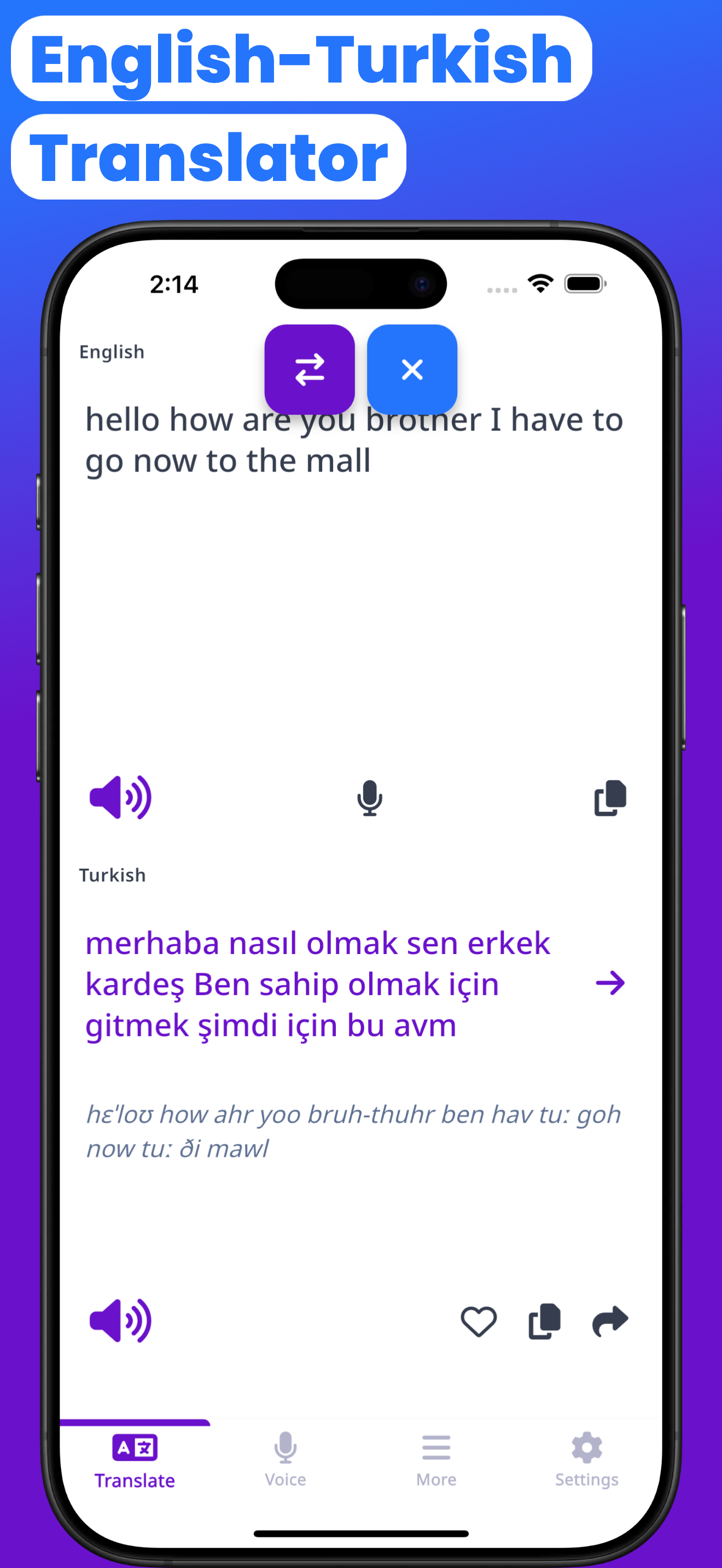 Turkish-English Translator screenshot 1