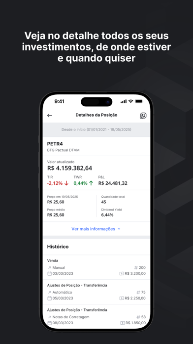 Gorila: gestão de investimento iPhone screenshot 4 - Finance app