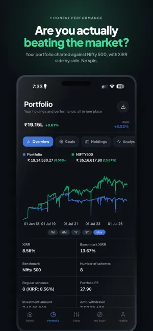 Finpeg: Mutual Fund & Analysis screenshot 2