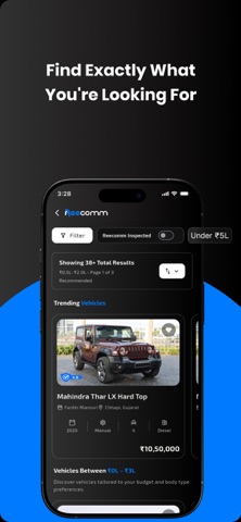 Reecomm - Used Cars & Bikes iPhone screenshot