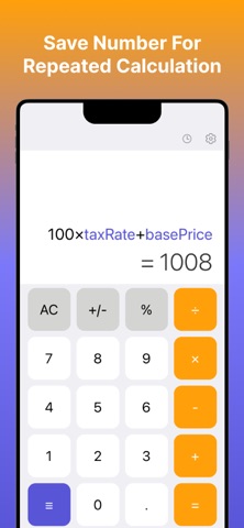 MyCalc - Memory Calculator screenshot