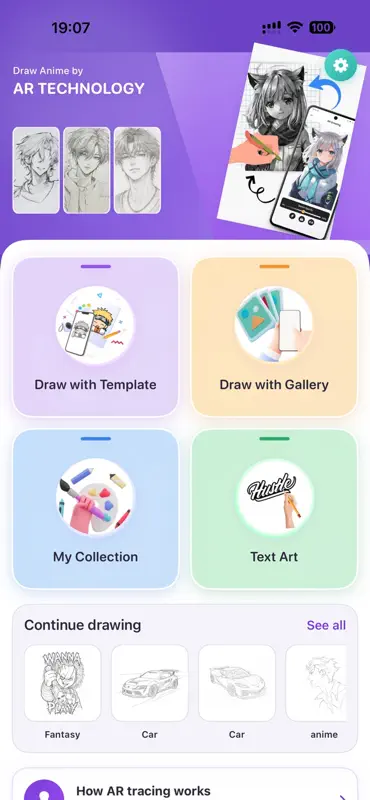 Draw AR - Trace & Sketch screenshot 1 of 4