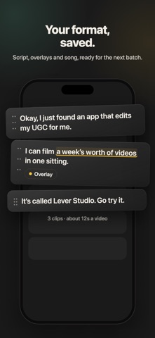 Lever Studio screenshot