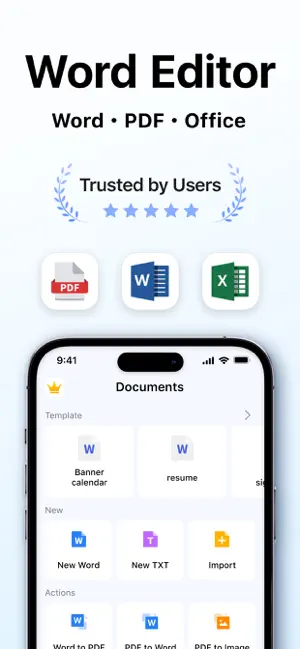 Word Editor: Edit Documents® screenshot 1