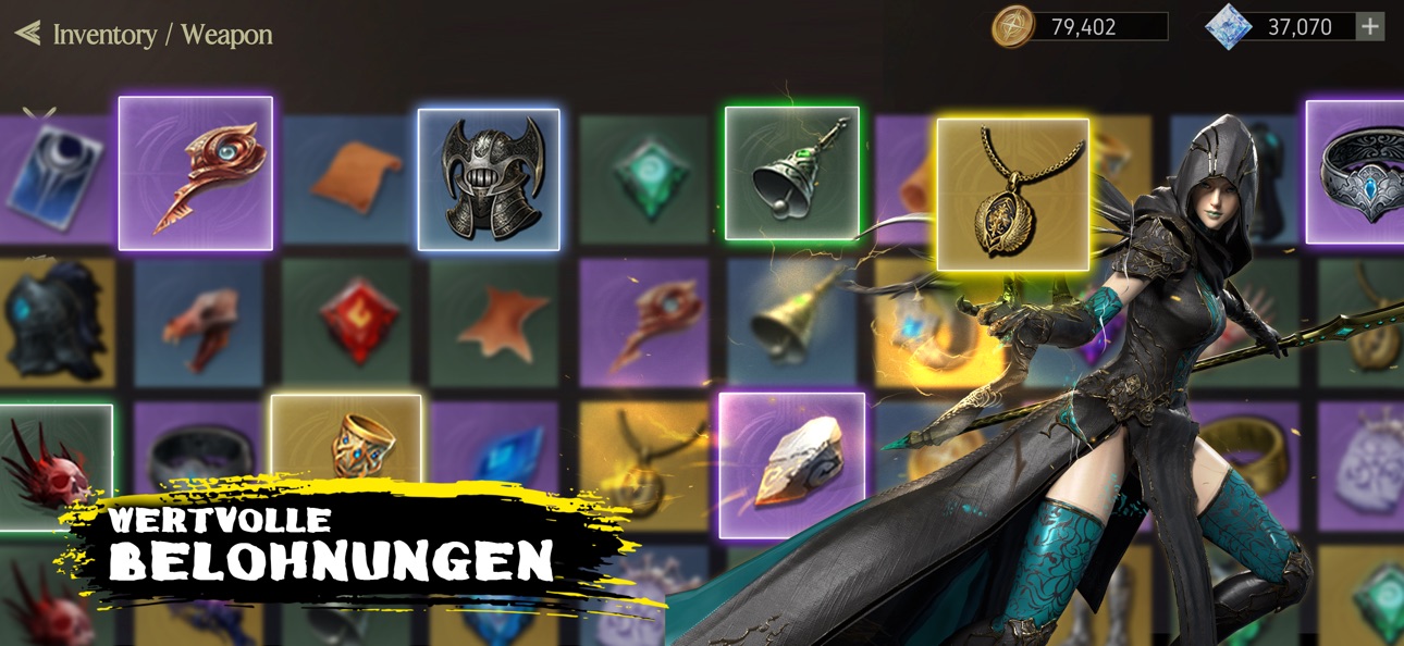 Avalar: Raid of Shadow iOS Mod IPA screenshot 4 - iOS game interface