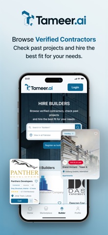 Tameer.ai iPhone screenshot