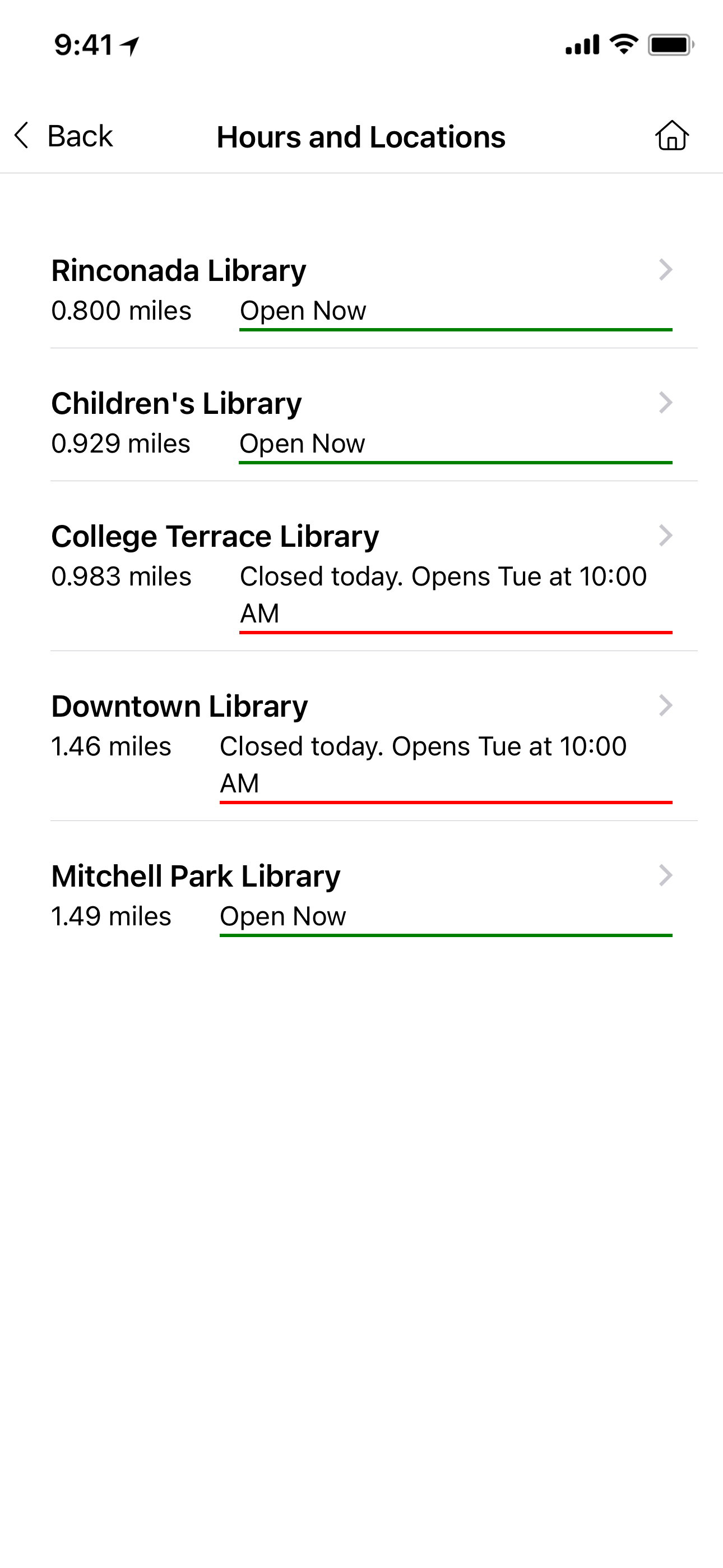 Palo Alto City Library screenshot 5